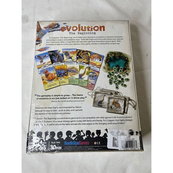 North Star Games Evolution The Beginning Board Game New Sealed - Picture 5 of 6
